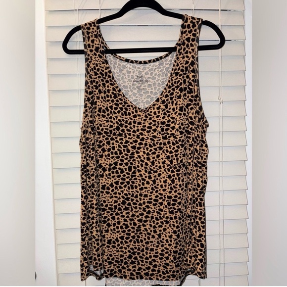 Rue21 Tops - Rue21 Women’s Leopard Print V-Neck Tank | Size 2XL